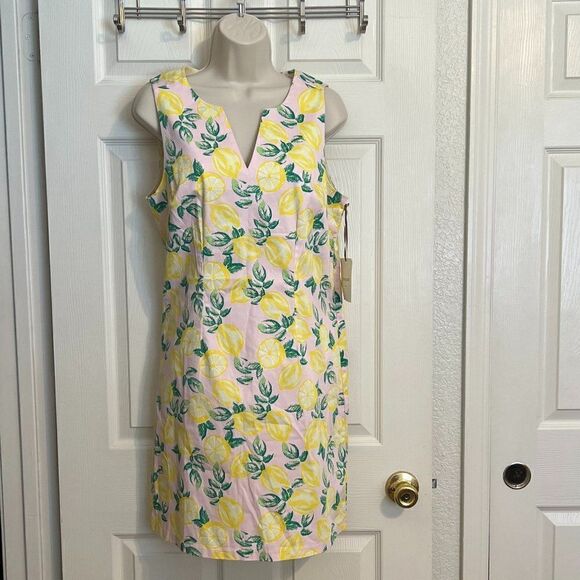 Cynthia Rowley Lemonade Sleeveless Dress Size 8 NWT - Picture 1 of 7